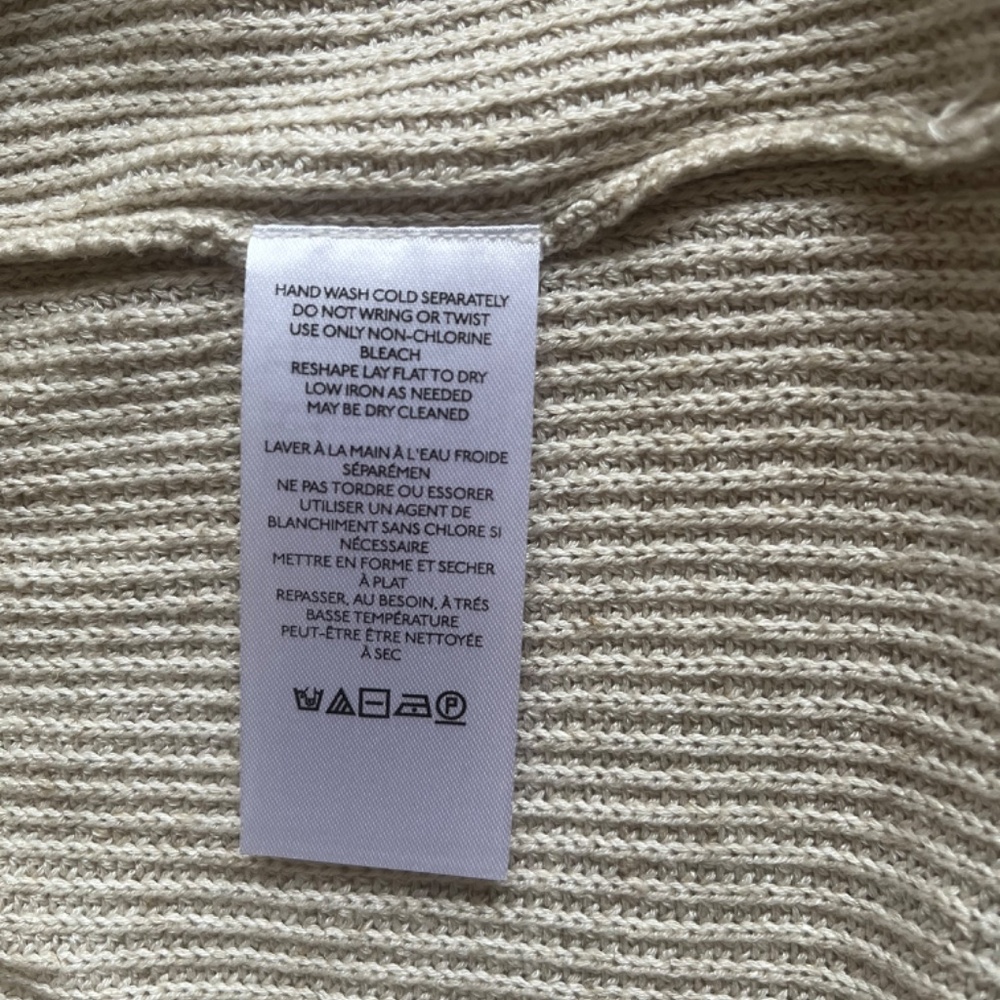 Anthropologie Aphrodite Fringe Embellished Embroidered Open Back Tee Top Sweater - Picture 9 of 11